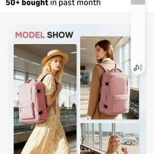 Amazon Essentials Blush Backpack for Women